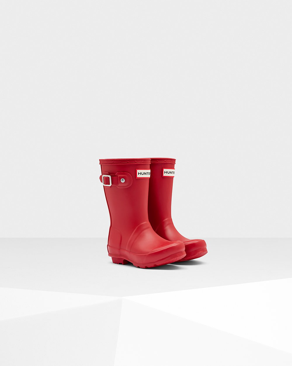 Botas de Lluvia Hunter Niños - Original Little - Rojos - NLDSMZQ-02